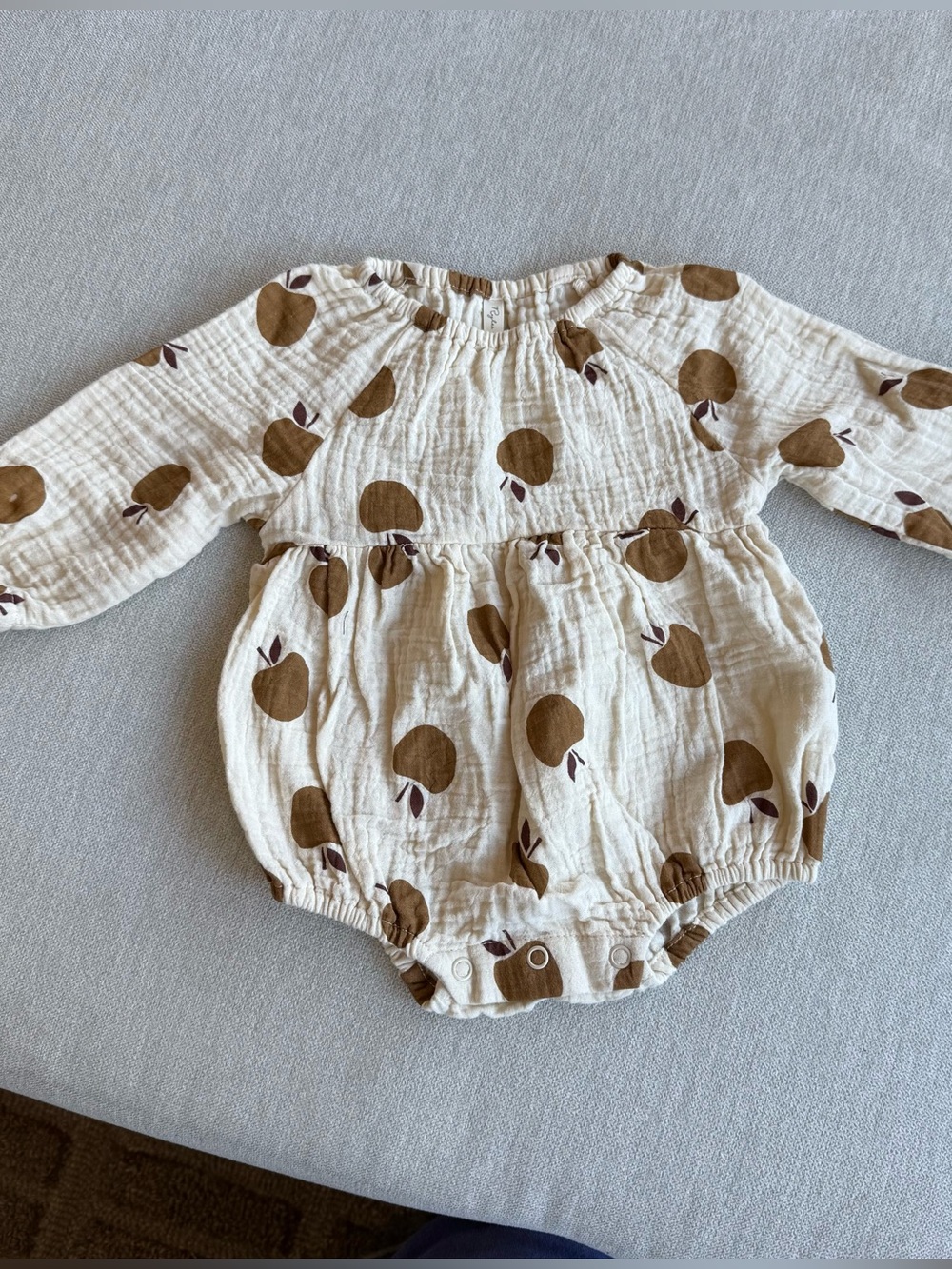 Rylee + Cru Golden Apple Bubble Romper